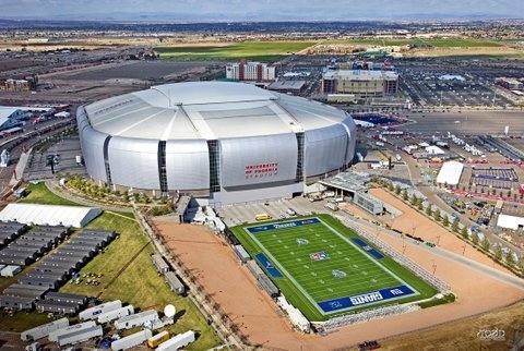 Natural Turf Field at University of Phoenix Stadium Home of the