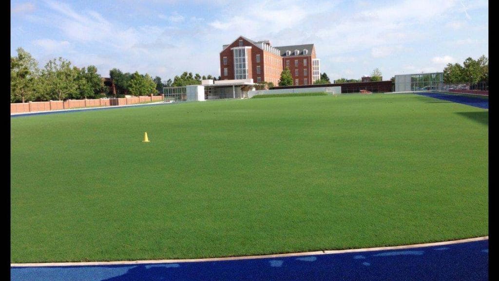 Wpi Rooftop Field Airfield Systems Agronomic Natural Turf Drainage System on Rooftop