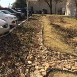 drainage swale, containment, swale, AirPave, Parking lot drainage, Aggregate Containment