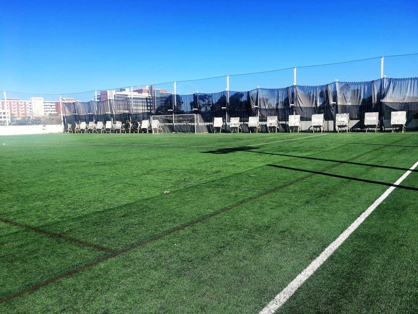 Artificial Grass AirDrain Roof Top Soccer Field