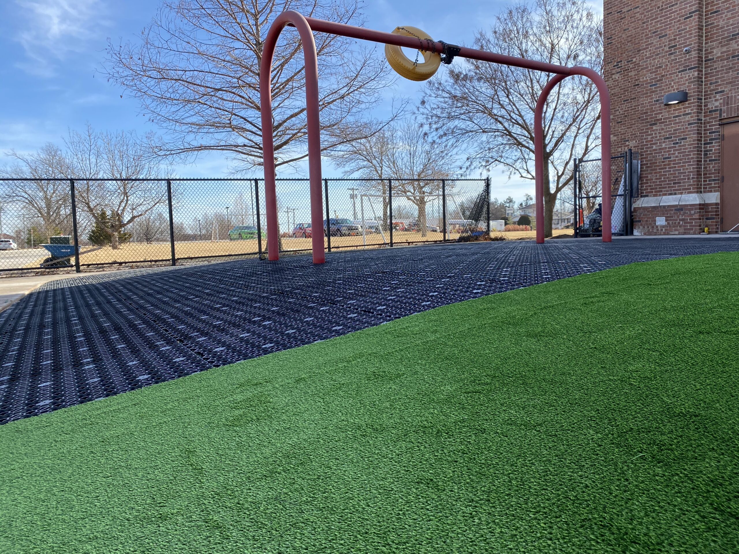 AirDrain Synthetic Turf Playground Install - AirField Systems