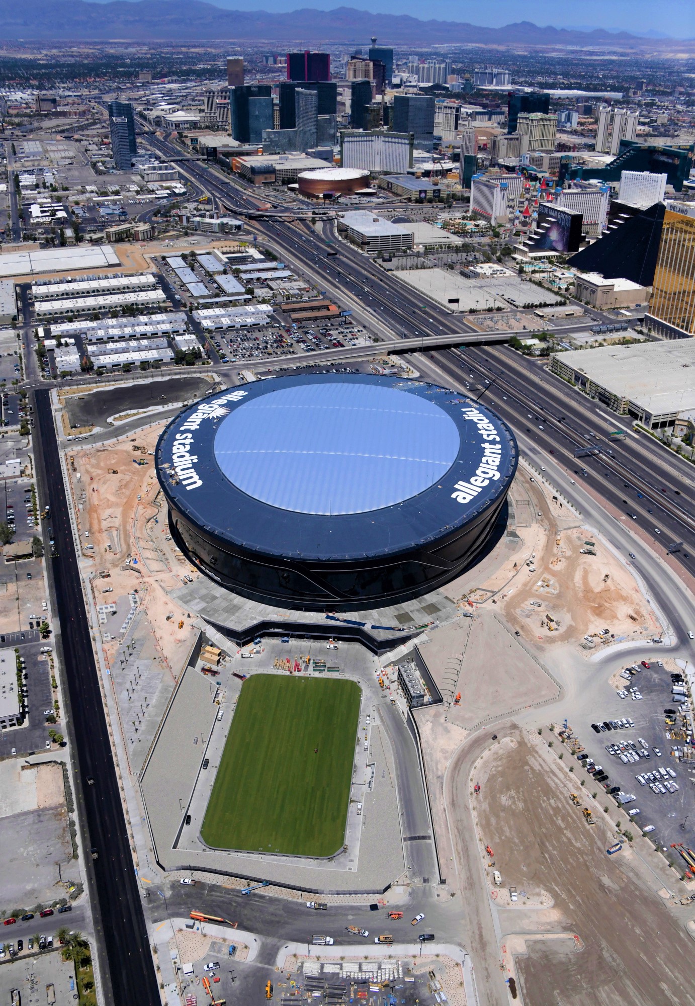 AirDrain Natural Grass at Las Vegas Raiders Allegiant Stadium - AirField  Systems